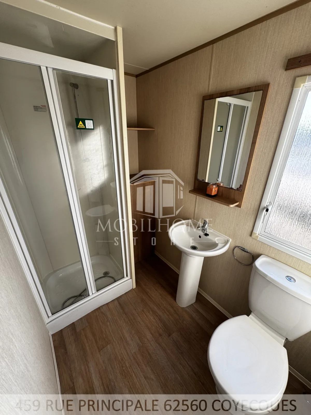 Photo de la salle de bain du mobil-home ABI HORIZON