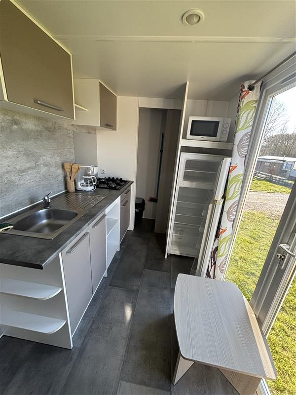 Photo de la cuisine du mobil-home Cygne