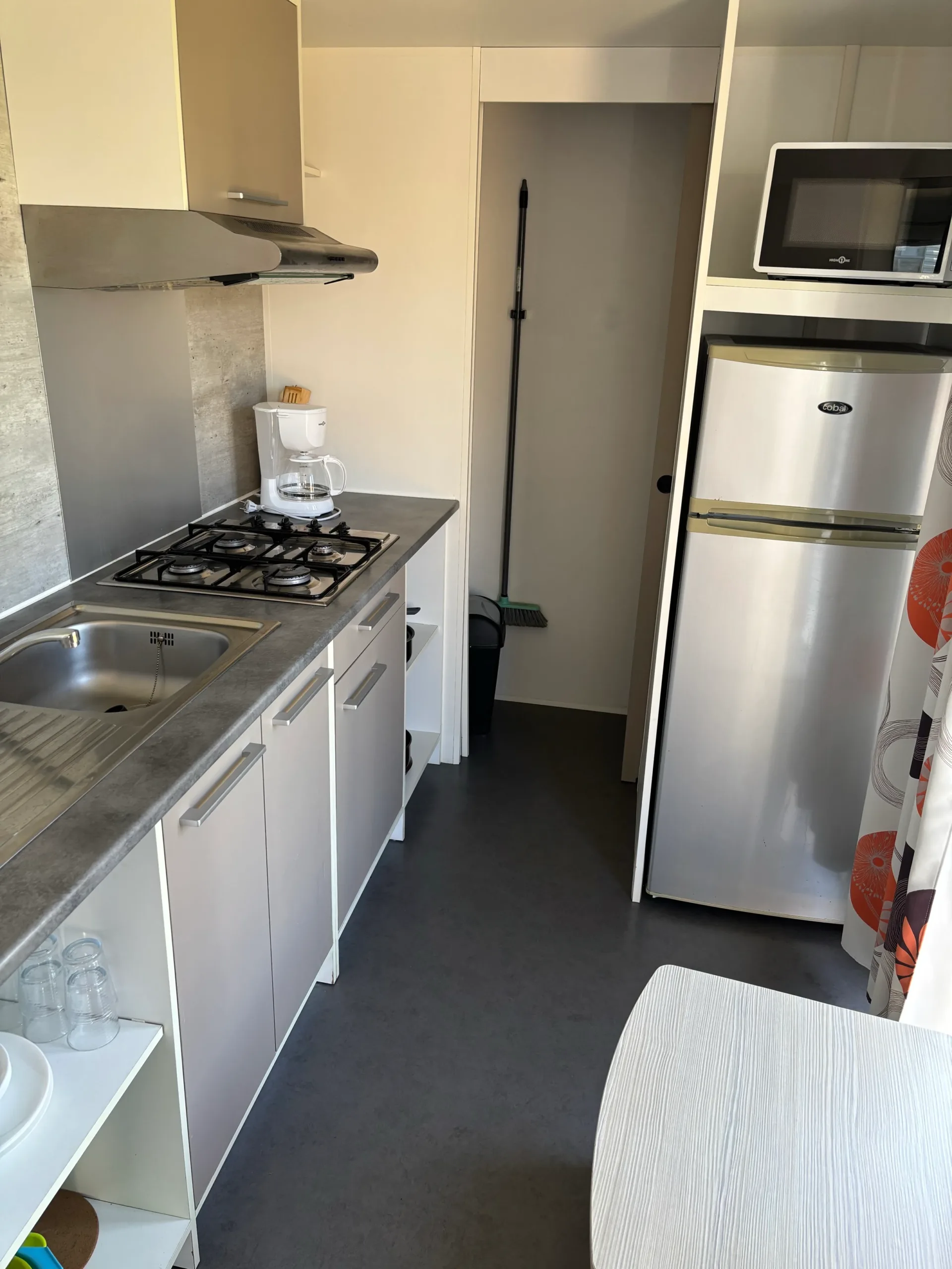 Photo de la cuisine du mobil-home Héron