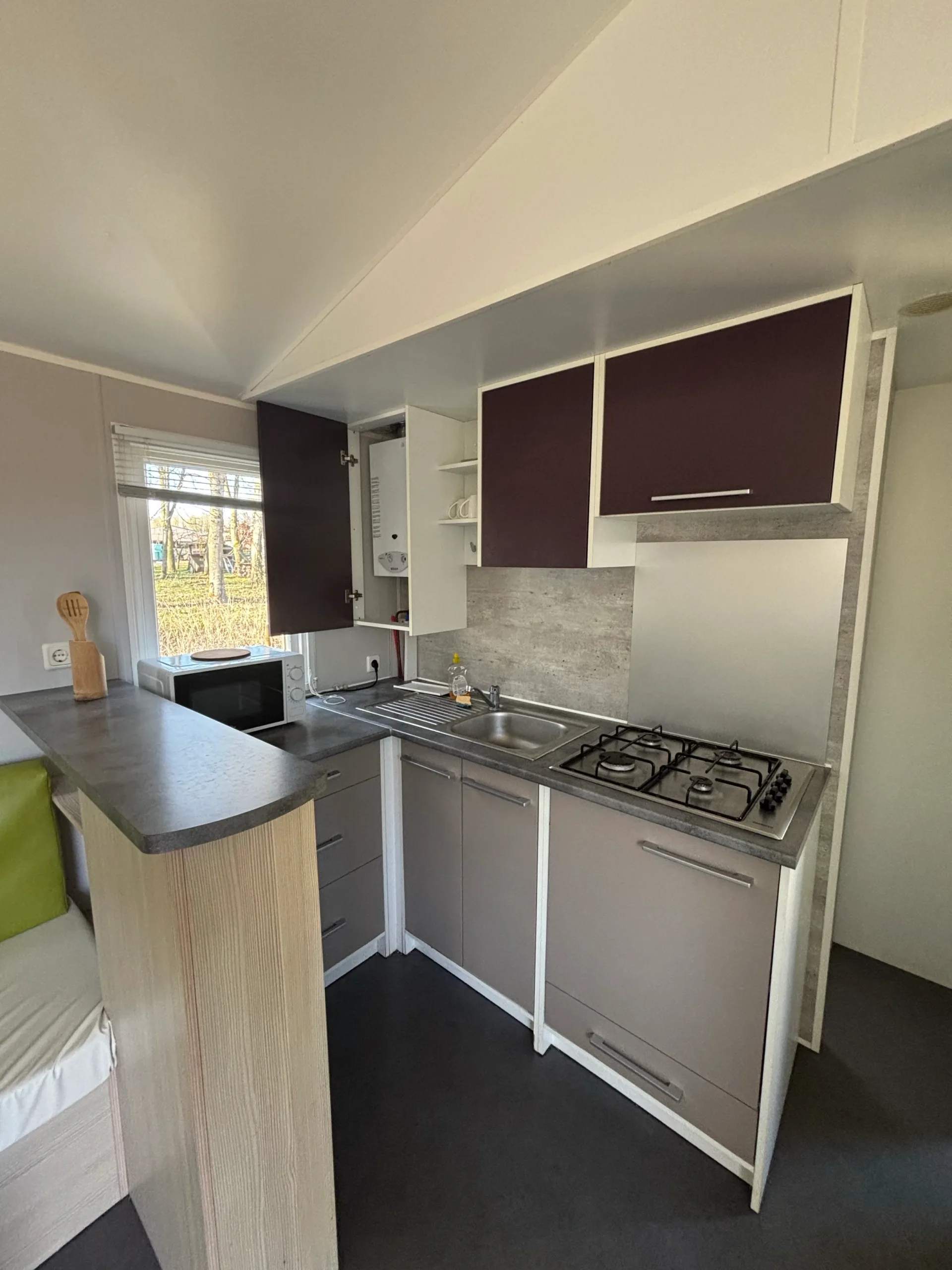 Photo de la cuisine du mobil-home Alouette