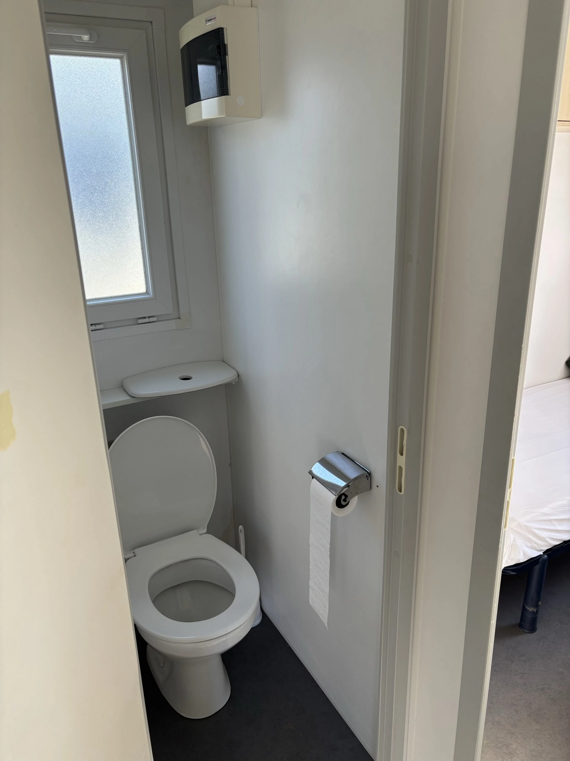 Photo des toilettes du mobil-home Héron